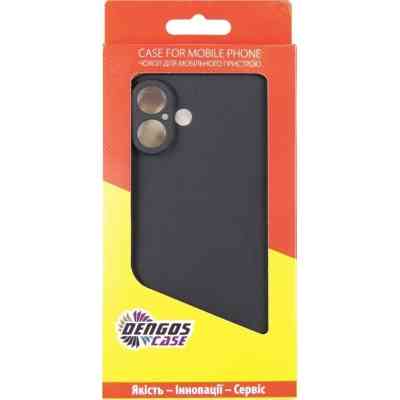 Чохол до мобільного телефона Dengos Carbon iPhone 16 Plus (black) (DG-TPU-CRBN-210) Вінниця