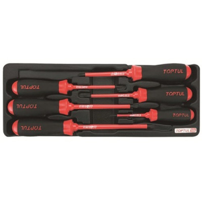 Набор отверток Toptul диэлектрических (1000V) 6шт. в ложементе (GAAT0603) Винница - изображение 1