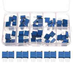 Набор переменных резисторов 50 шт в кейсе Киев