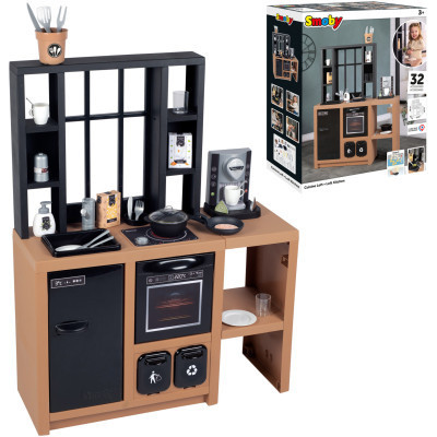 Ігровий набір Smoby Інтерактивна кухня Лофт із кавоваркою, аксесуарами та звуковим ефектом (312600) Вінниця - фото 8