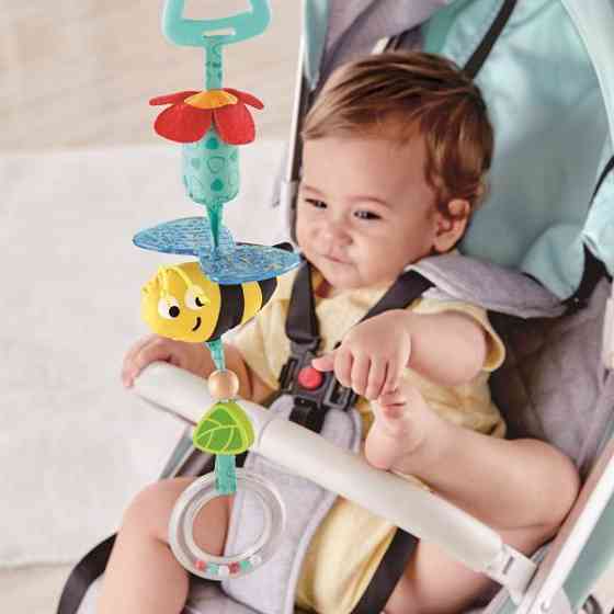 Игрушка-подвеска на коляску Hape Погремушка Джмиль (E0022) Харьков