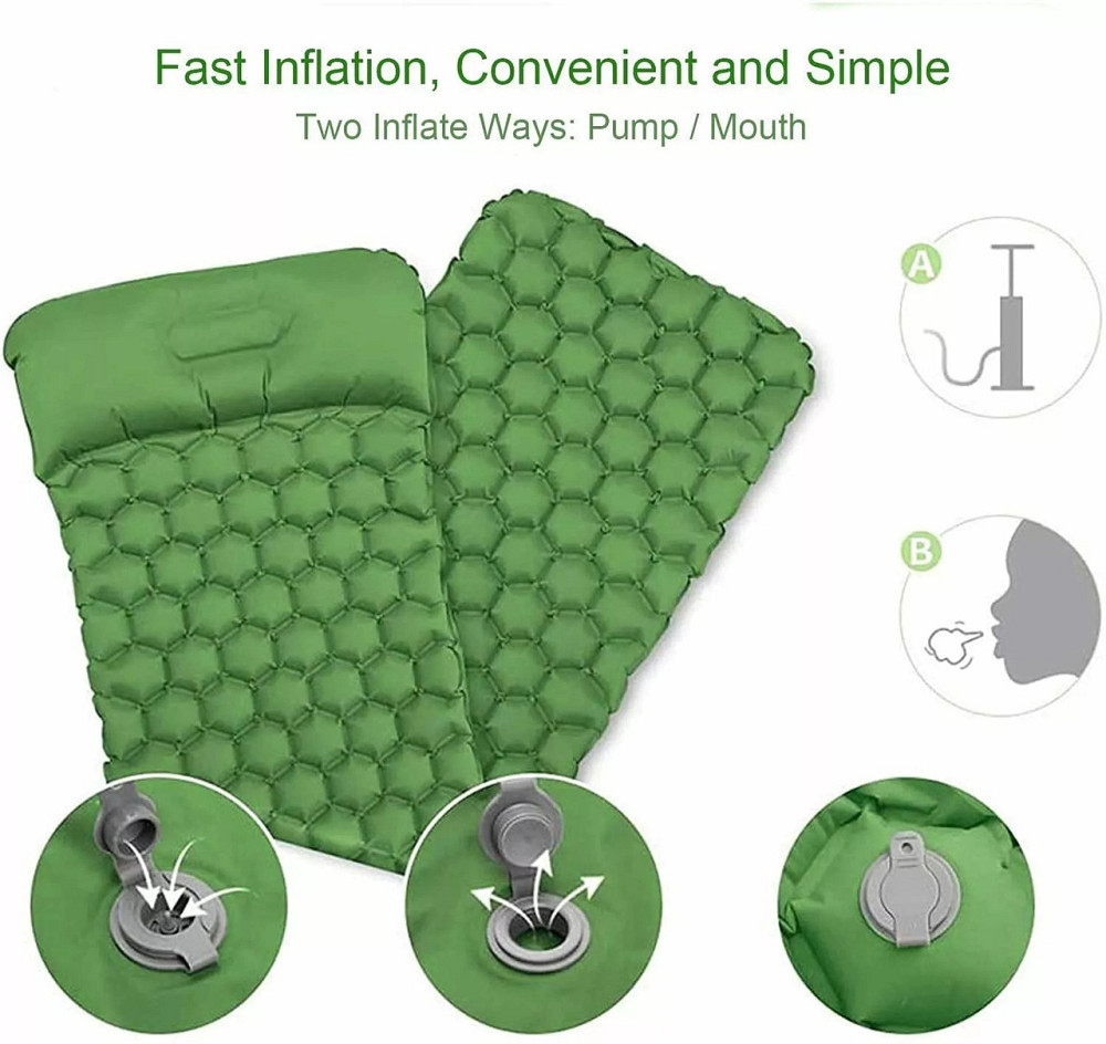 Надувний туристичний килимок-матрац 190x60x5 см WMC-TRI-017 Одесса - изображение 6