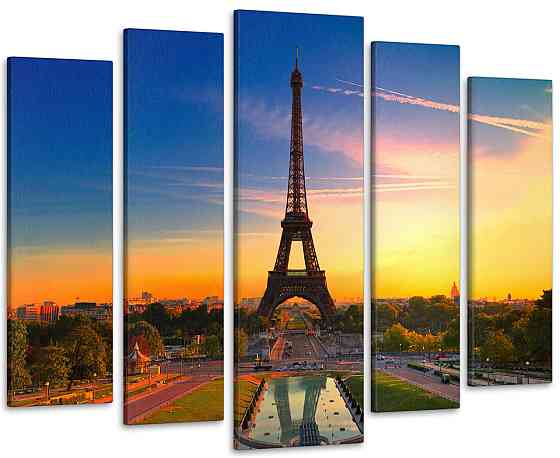 Модульная картина Париж Art-30_5 90х132 см Киев