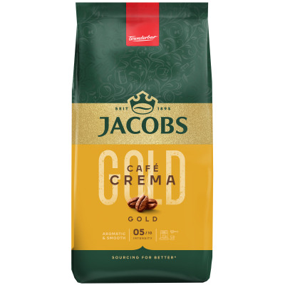 Кофе Jacobs Crema Gold в зернах 1 кг (8711000539217) Винница - изображение 1
