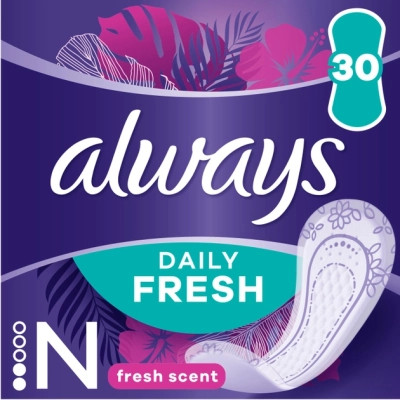 Ежедневные прокладки Always Daily Fresh Normal Свежий аромат 30 шт. (8700216461818) Винница - изображение 1