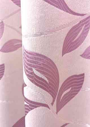 Комплект коротких штор VR-Textil Софт № 1158ш Рожевий 130х170 см 2шт (35-0418) Київ