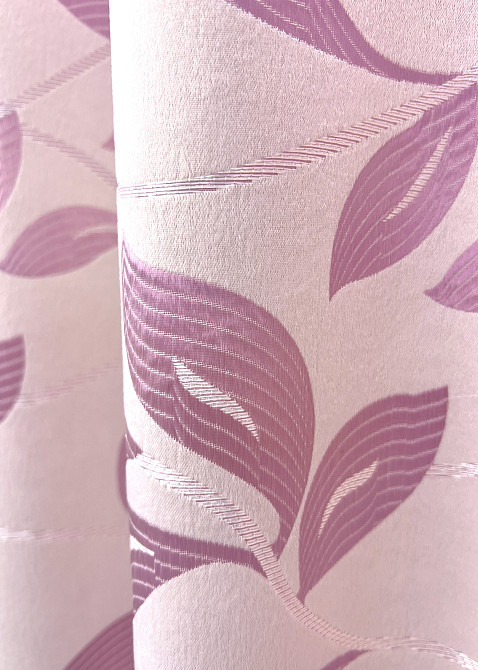 Комплект коротких штор VR-Textil Софт № 1158ш Рожевий 130х170 см 2шт (35-0418) Київ - фото 6