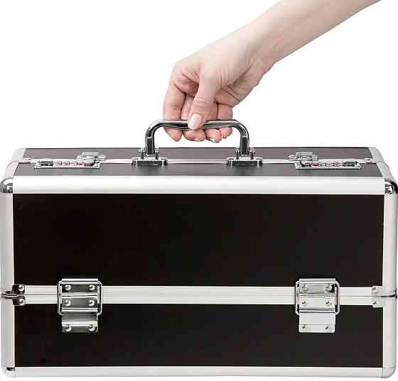 Великий кейс для зберігання секс-іграшок BMS Factory Large Lokable Vibrator Case Black, кодовий замо Sex Aura Київ