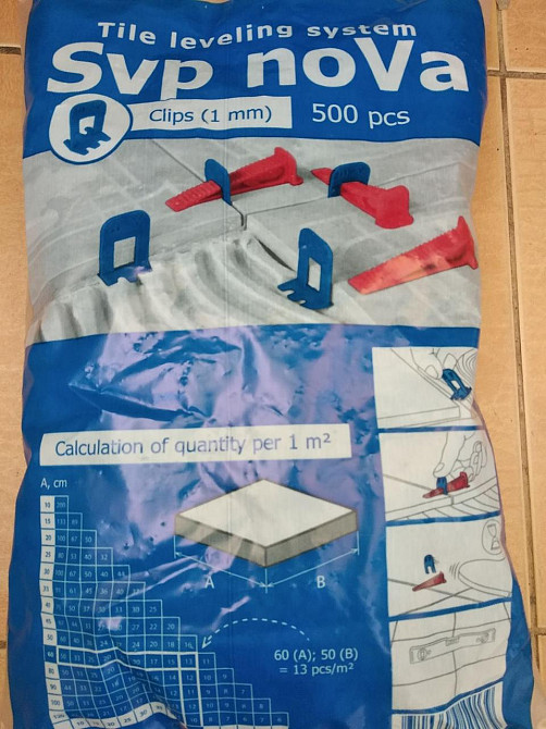 Основа (Система) для выравнивания плитки Svp noVa ( тощина 1.0 мм) Цена за 1шт Полтава - изображение 1