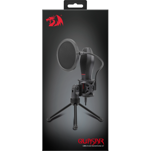 Стримовый микрофон Redragon Quasar 2 GM200-1 (USB) + подставка кабель 1.5м Винница