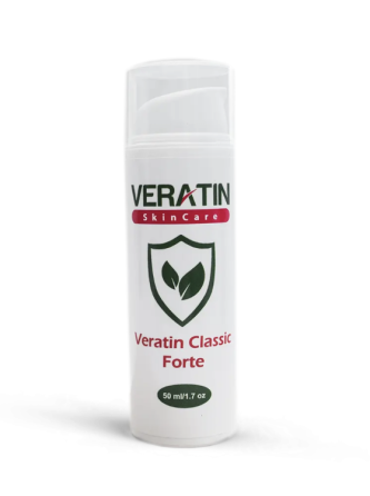 Крем для сухой,потрескавшейся кожи, от купероза и розацеа Veratin Classic Forte(Форте),Flosvita, Veratin Skin Care, 50 мл.флакон Харьков