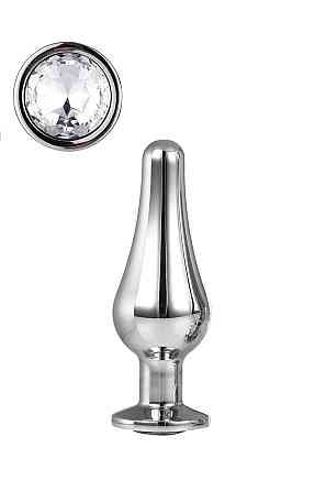 Анальна пробка конічної форми Dream Toys GLEAMING LOVE SILVER PLEASURE PLUG S Sex Aura Київ