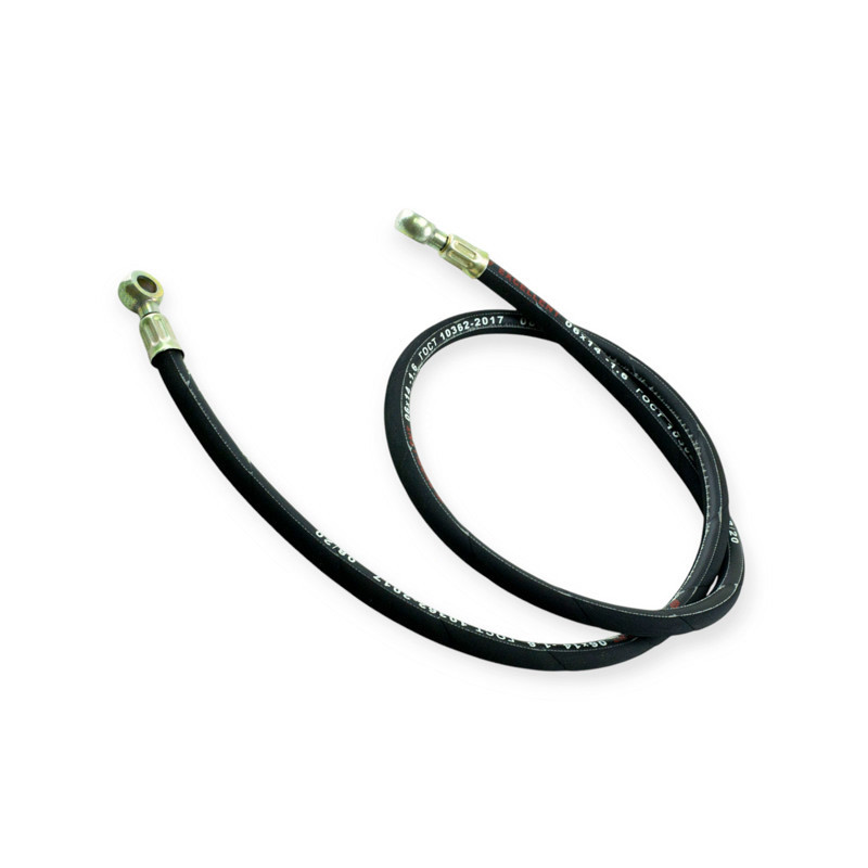 Трубка давления Т-150 КПП (L=1,2м болт 10мм штуцер, штуцер) низкого Мукачево - изображение 1