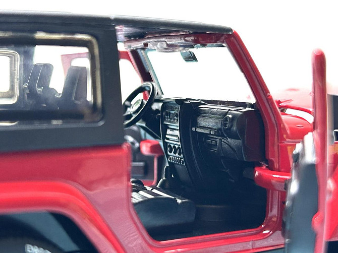 Машина металева Автопром Jeep Wrangler світло звук відчиняються двері капот 1:32 Червона (68331) Чернігів - фото 9