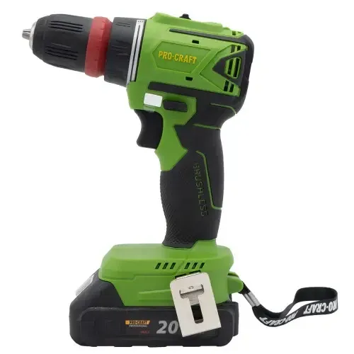 Акумуляторний шуруповерт Procraft PA18LiN DFR  з 1 акб та зп, шуруповерт безщітковий 2 А/год  у кейсі Львів - фото 2