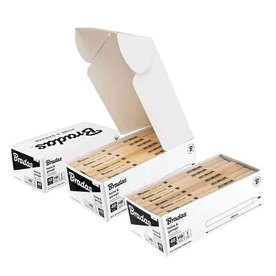 Олівець будівельний, HB 180мм, OCTAGON, дерево, DIY-PC2OC18WD/48D Київ