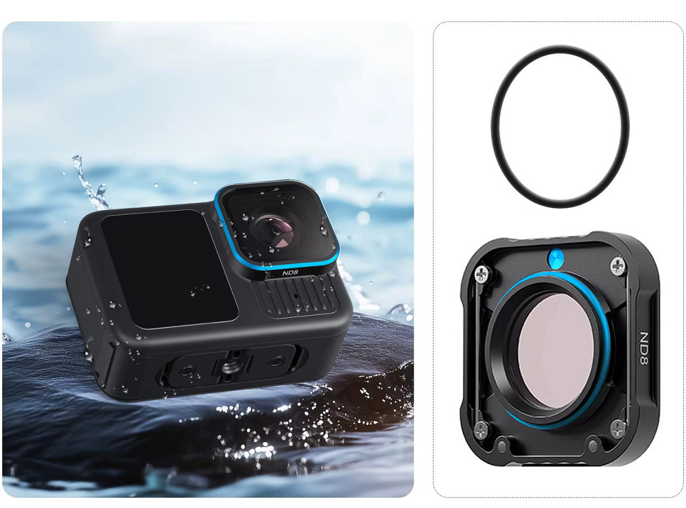 Фільтр GoPro 13 CPL поляризаційний регульований фіксатор водонепроникний aMagisn AP13-F Київ - фото 3