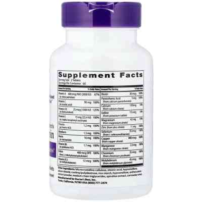 Витаминно-минеральный комплекс Doctor's Best Мультивитамины для женщин, Women''s Multi-Vitamin, 120 таблеток (DRB-00613) Вінниця