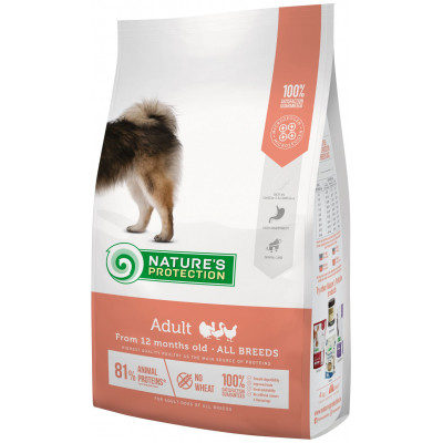 Сухой корм для собак Nature's Protection Adult All Breeds 12 кг (NPS45740) Винница - изображение 1