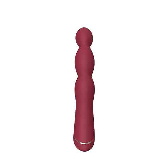 Вибратор классический гибкий Chisa Lust Ripple Lapper, бордовый Sex Aura Киев
