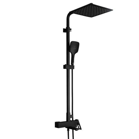 Душова система з виливом GAPPO G2417-6 чорна Київ