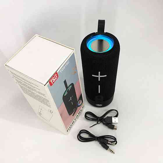 Колонка музична з підсвічуванням bluetooth, Блютуз колонка з різнокольоровою підсвіткою TN-52 Львів