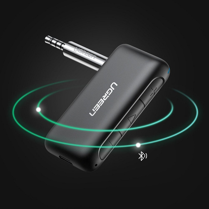 Bluetooth 5.0 приймач UGreen CM276 з AUX-виходом, мікрофоном для автомагнітол, дом.театров 70303 Николаев - изображение 6