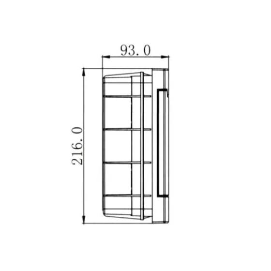 Бокс під автомати внутрішньої установки - 12 Модульний Lezard Харків