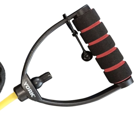 Еспандер трубчастий з ручками York Light, жовтий Киев