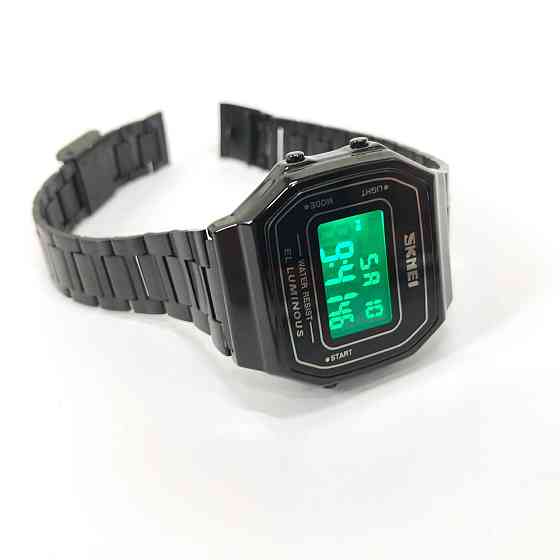 Годинники військові з офіційною гарантією SKMEI 1647BK, Армійський NO-823 годинник протиударний Київ