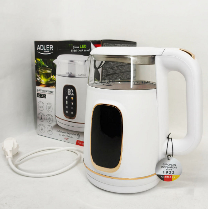 Якісний електричний чайник для дому Adler, Електричний чайник із сучасним дизайном ZO-66 Львів - фото 6