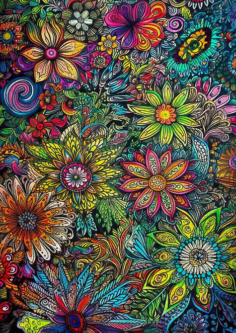 Пазл Сила кольорів - Flower Power (Enjoy-2209) Киев - изображение 5