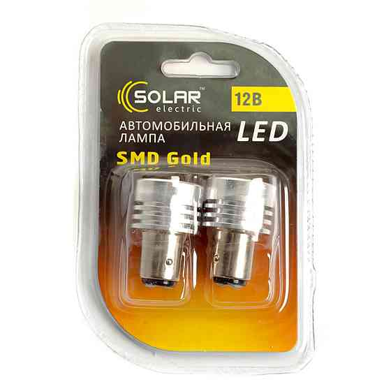 LED автолампа Solar 12V S25 BAY15d 4SMD 2W white Киев