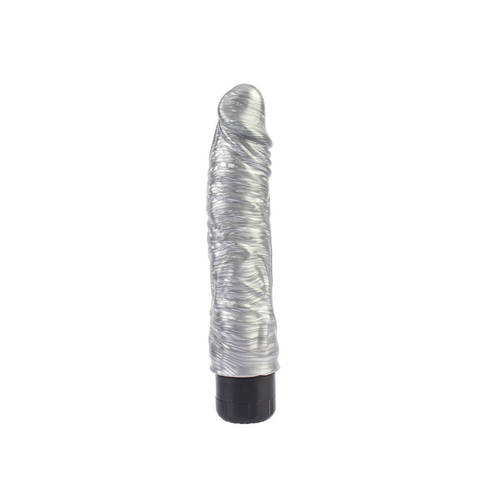 Вибратор с ярко выраженной головкой Chisa Dark Muscle Chubby Beau, серебристый Sex Aura Киев - изображение 3