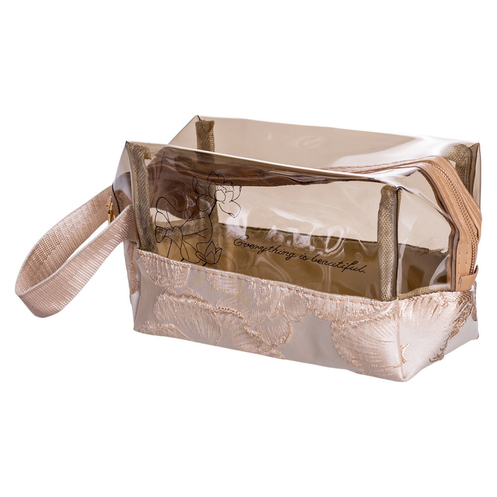 Прозорі жіночі косметички для дому та подорожей, 2 шт. Київ - фото 9