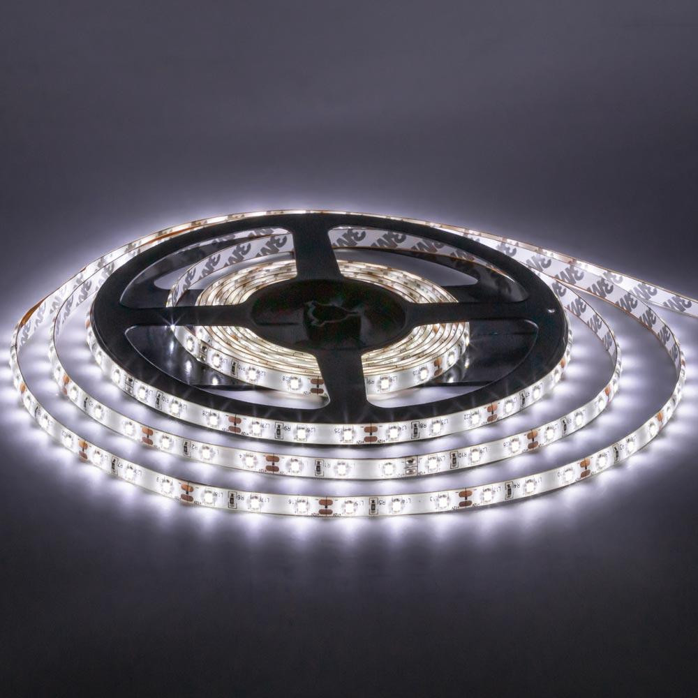 Світлодіодна стрічка біла 12 V smd2835 120 LED/м IP20 (7000-8000К) 5 метрів Полтава - фото 1