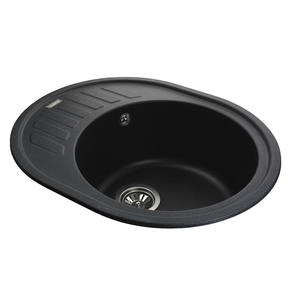 Гранітна мийка Globus Lux ARNO графіт 620х500мм-А0001 Тернопіль - фото 4