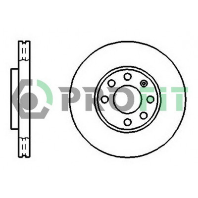Тормозной диск Profit 5010-1041 Винница - изображение 1
