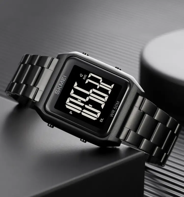Чоловічий наручний годинник Skmei 1879 (Чорний з чорним) Вінниця - фото 5