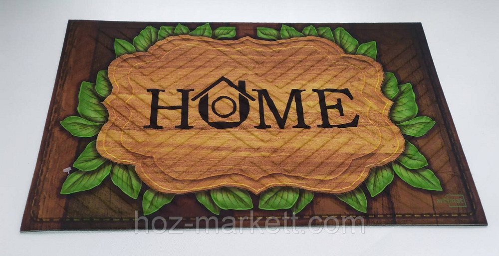 Коврик 60 х 40 см прорезиненный в прихожую с ворсом НОМЕ Харьков - изображение 2