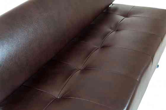 Диван Titan Office двойка со спинкой 1550х650х750 Темно-коричневый Киев