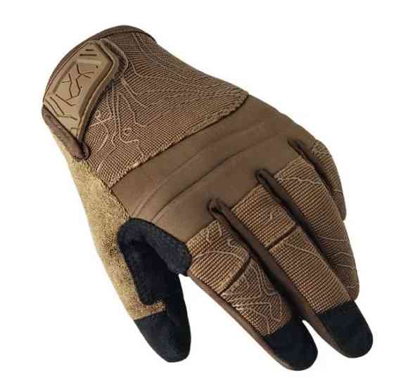 Рукавички повнопалі із захистом на липучці FQTACMI005 Пісочний, XL Вінниця