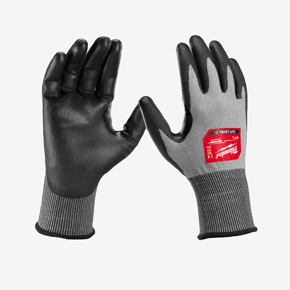 Перчатки MILWAUKEE Hi-Dex с сопротивлением порезам 3/C уровня 8/M Одесса - изображение 1