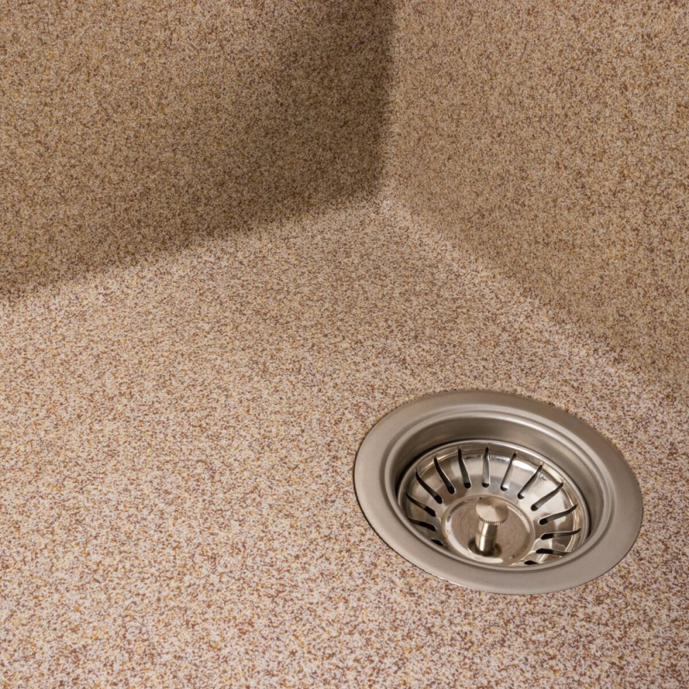 VALESO Гранітна мийка для кухні VALESO CASCADA 7050 матова Карамель Коломыя - изображение 8