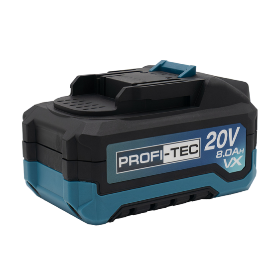 Акумуляторна батарея PROFI-TEC PT2080VX POWERLine : 20V, 8.0Аh, з індикатором заряду, високострумова (007020) Київ