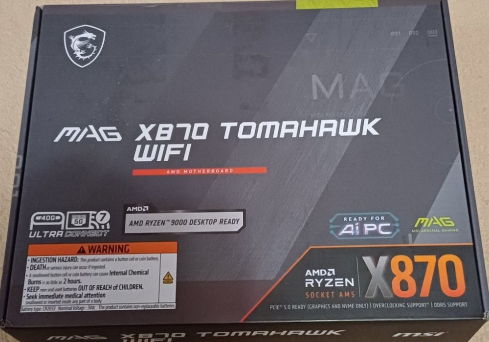 Материнська плата MSI MAG X870 Tomahawk Wi-Fi (sAM5, AMD X870, PCI-E Київ - фото 6