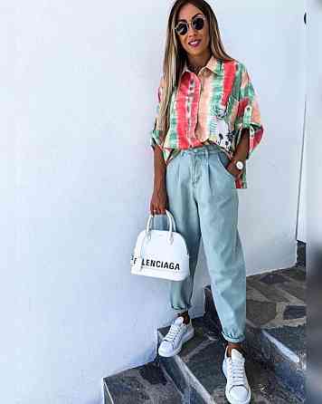 Вкорочені штани-балони "Regular" оптом | Розпродаж моделі Київ