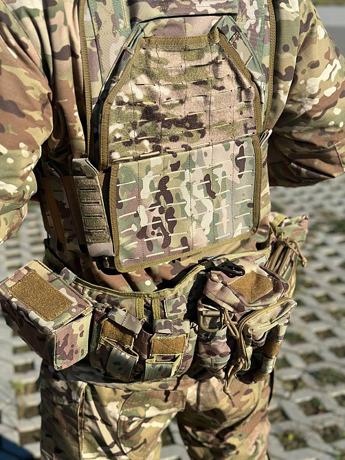 Штурмова армійська yakeda плитоноска з рпс і підсумами комплект плитоноска з РПС Yakeda  зі швидким скиданням   WAR Львів - фото 9