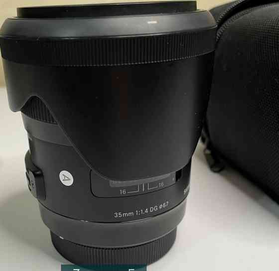 Объектив: Sigma 35mm . F/1.4 DG ( для Canon) Киев