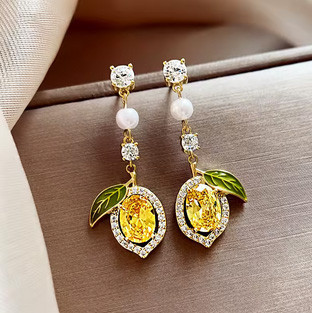 Серьги оригинальные Лимоны Киев - изображение 1